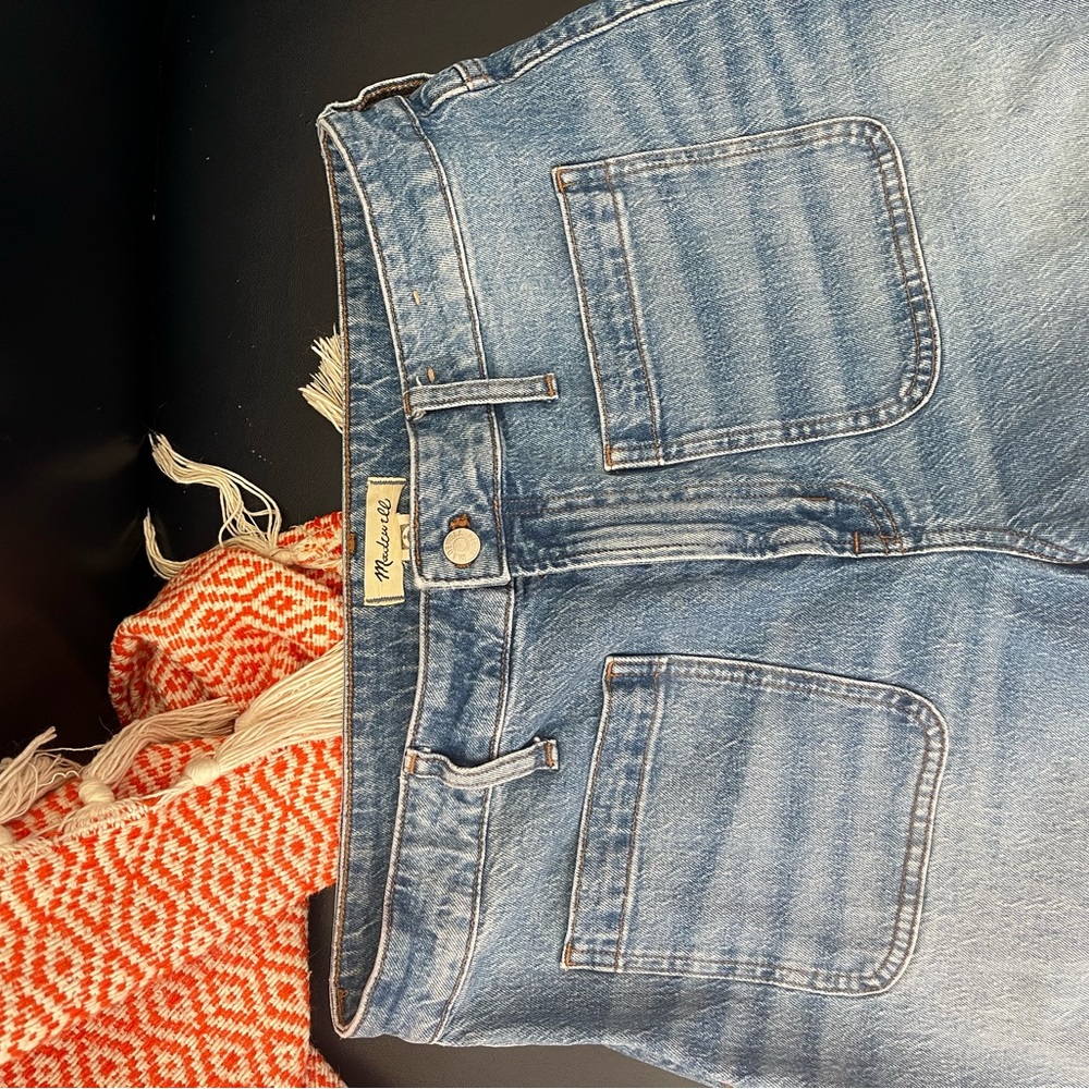 Madewell curvy perfect vintage wide leg jeans with front pocket